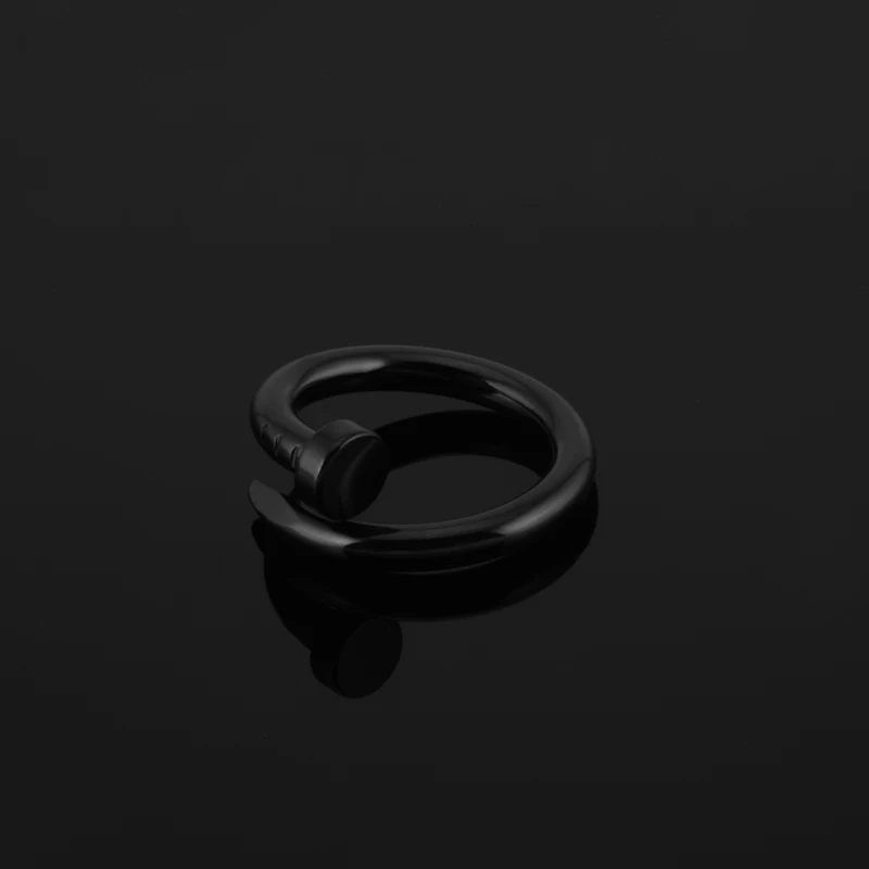 Stainless Steel Gold Plated Stainless Steel Nail Rings