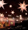 Party events decoration attractive color changing giant led inflatable star