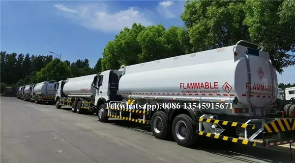 Howo 6x4 20000l Oil Fuel Tank Truck