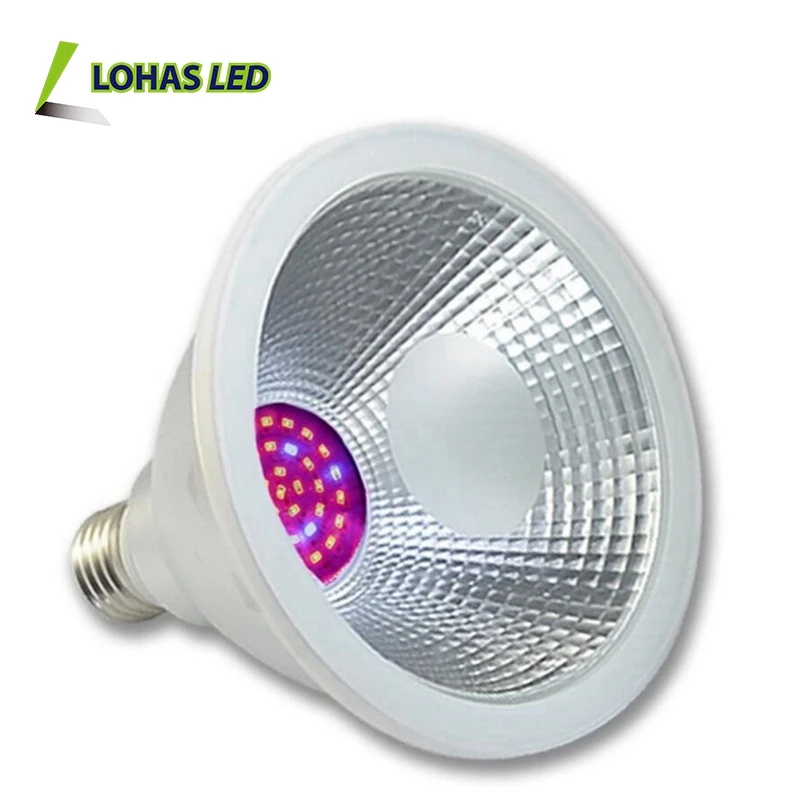 New LED Grow Light Par 38 15W E26 E27 for Home Organic Bulb RED BLUE New Style for small plants