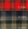 Cotton checked textile flannel plaid fabric / Cotton-woven mixed woven Scottish plaid fabric