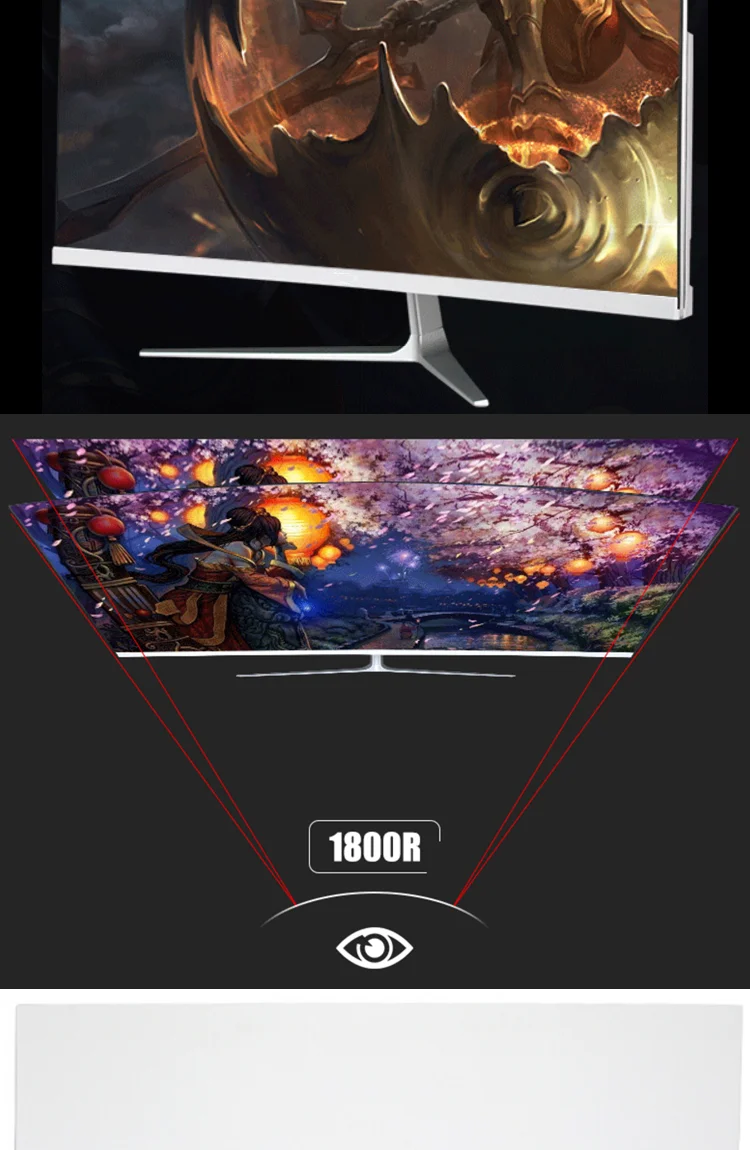 40 Inch Curved 1080P Ultrawide IPS Computer Gaming Monitor 40 Inch ...