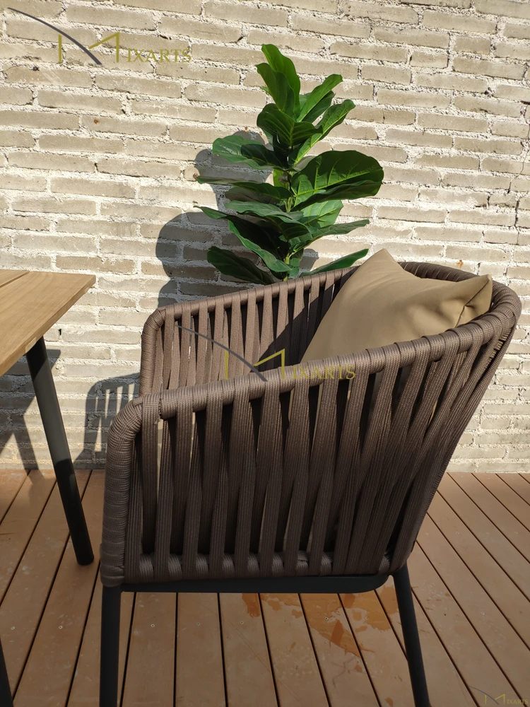 garden sofa chair rattan rope furniture Outdoor hotel furniture