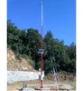 Forest fire climate automatic monitoring weather station with 10m bracket
