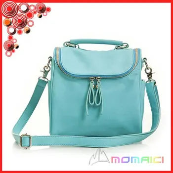 blue side bag