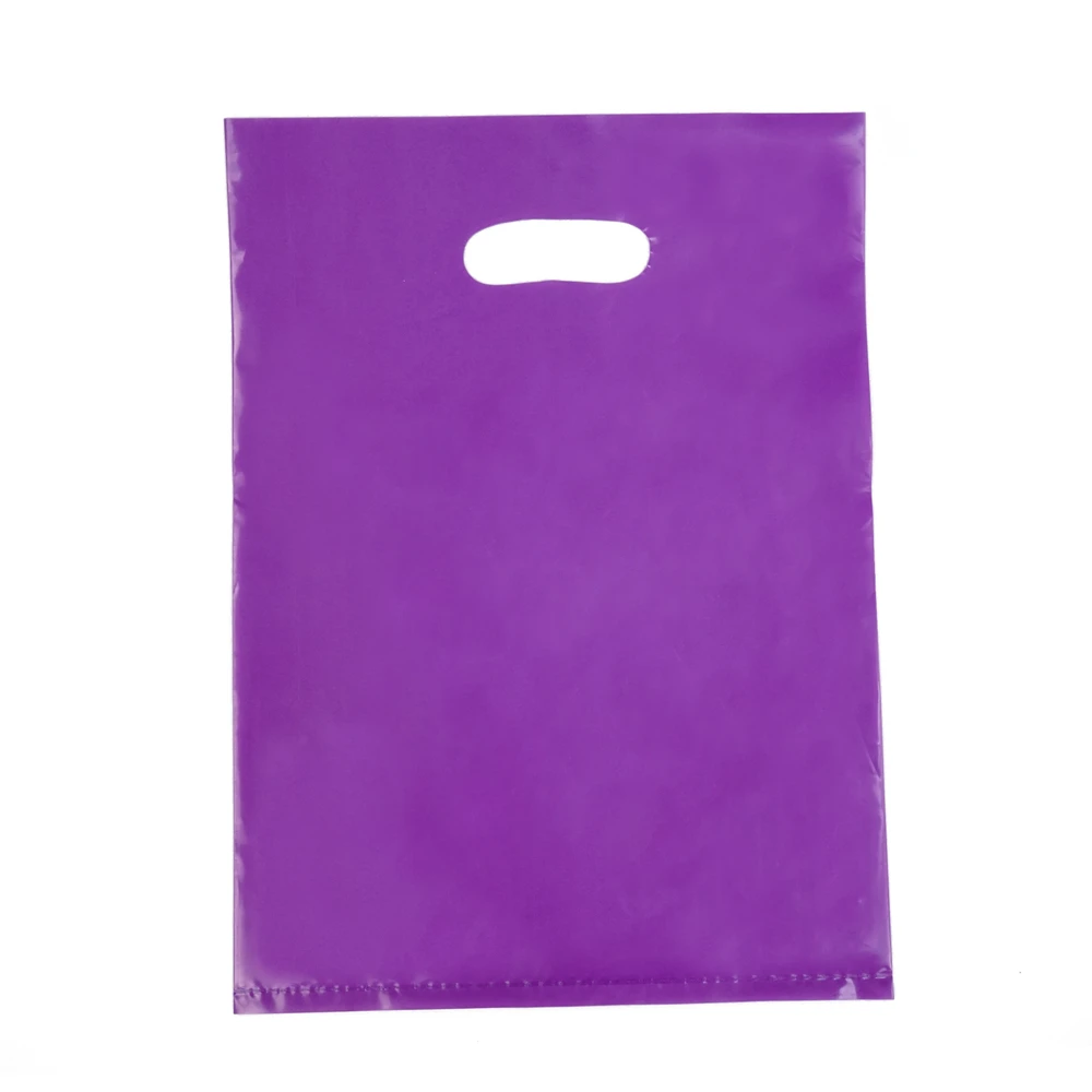 
Factory price plastic white die cut handle shopping bag with logo printing 