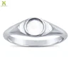 925 Sterling silver custom round bezel ring mountings wholesale