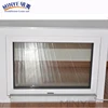 security PVC casement window double glass with key