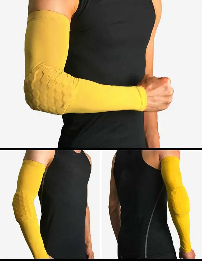 Elbow Pads Compression Shooter Sleeves Men Women Arm Sleeve With Pad