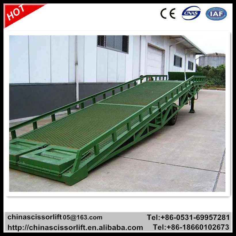 12t Mobile Dock Ramp Loading Ramps For Trailers Truck Unloading Ramp