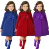 GX106 2-7Y high quality winter coat for kids girls dress clothing set