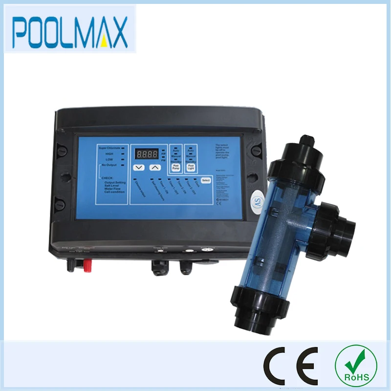 

30g/h Swimming Pool salt water chlorinator with titanium plates easy to replace