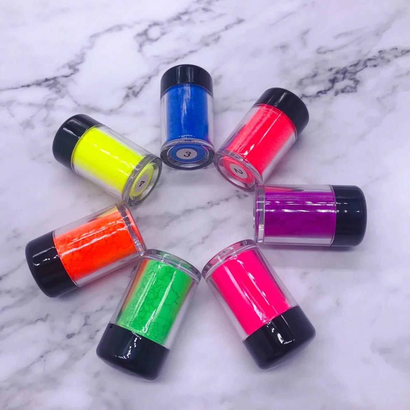 

Custom Private Label High Pigmented Loose Eyeshadow Neon Powder, 50 colors