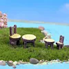 Quiki 2Pcs/lot Desk DIY Resin Fairy Garden Craft Decoration Miniature Gnome Terrarium Gift