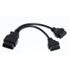 Custom Female Male OBD Adapter plugs OBD2 Extension Splitter Cable