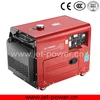 Air- refroidi silent diesel silencieux generator de 6,5 kva 6.5kw 6500w