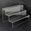 Display 3 Tier/Steps Clear Acrylic Riser Shelf
