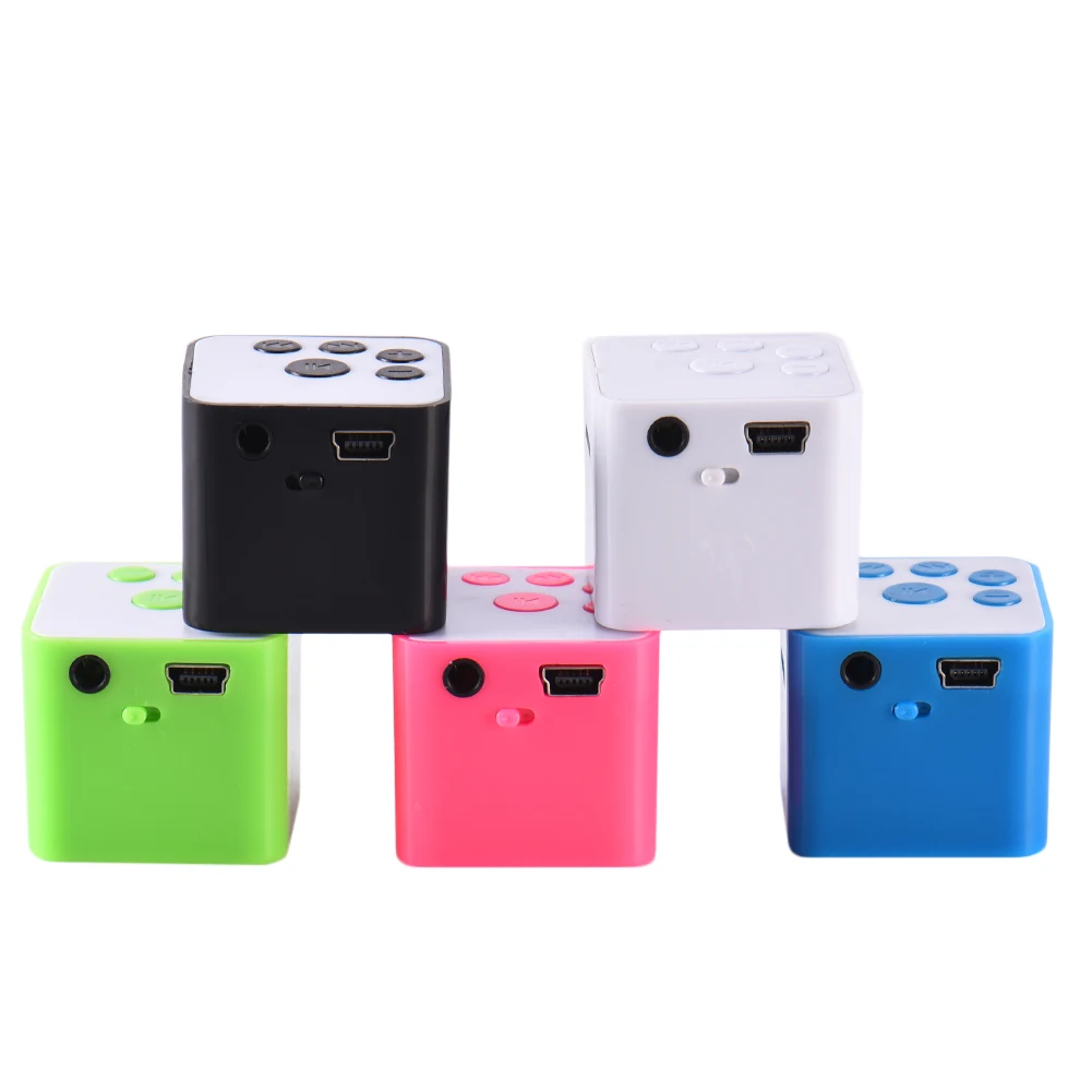 

Free Shipping Mini Speaker Small Loudspeaker MP3 Music Player Supports 32GB Micro SD / TF Card mobile phone mini computer audio