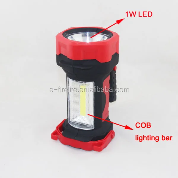 
multipurpose high power 1W LED+3W COB led searchlight 
