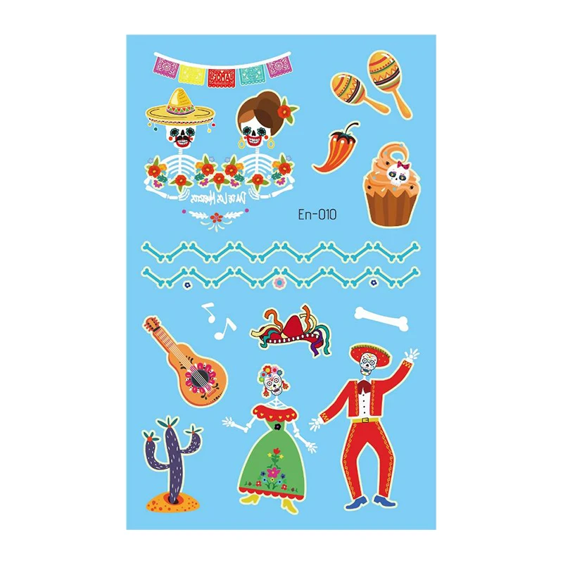 

wholesale bling fluorescent glowing tattoo body sticker temporary luminous tattoo