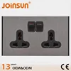 2 gang double wall switch with 2 pole socket