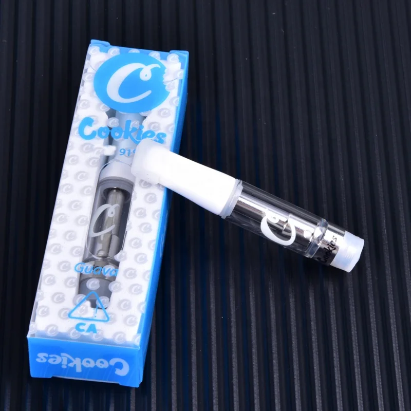 

0.8ml Cookies Cartridges 1ml Ceramic Vape Cartridge Packaging Empty Carts For Thick Oil Glass Tank E Cigarette 510 Thread, N/a