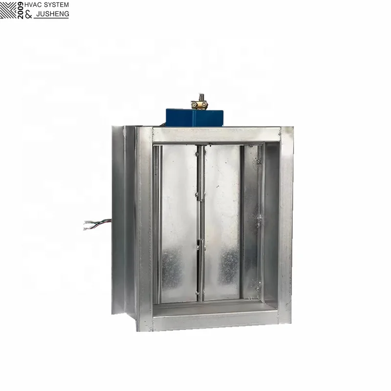 Double Blades Air Register With Motorized Damper Hvac System Buy Air