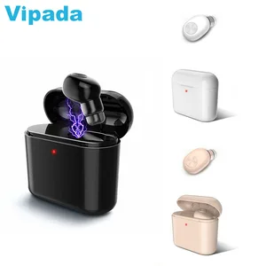 Mini Bluetooth Earphone Charging Case Mic