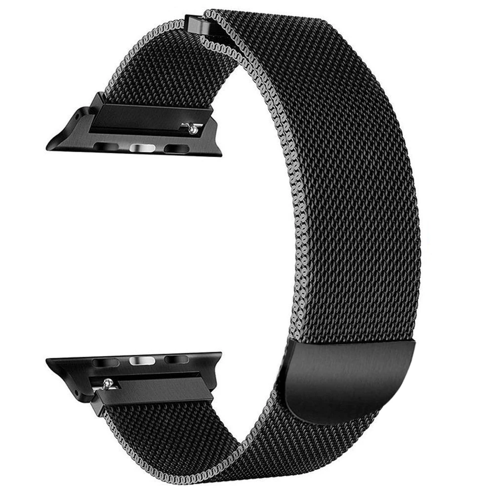 

for Apple Watch Band Milanese Mesh Loop Stainless Steel Watch Band for iWatch Band Magnetic Closure for Apple Watch 4 3 2 1 44mm