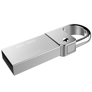 Promotimal Gift Usb Thumb Memory  key ring chain Stick Lock 2 in1 2Gb 4Gb 8Gb Clip Pen with Waterproof Metal Hook Flash Drive