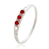 51091 Xuping white gold plated bangles,ruby diamond bangle,bohemian jewelry