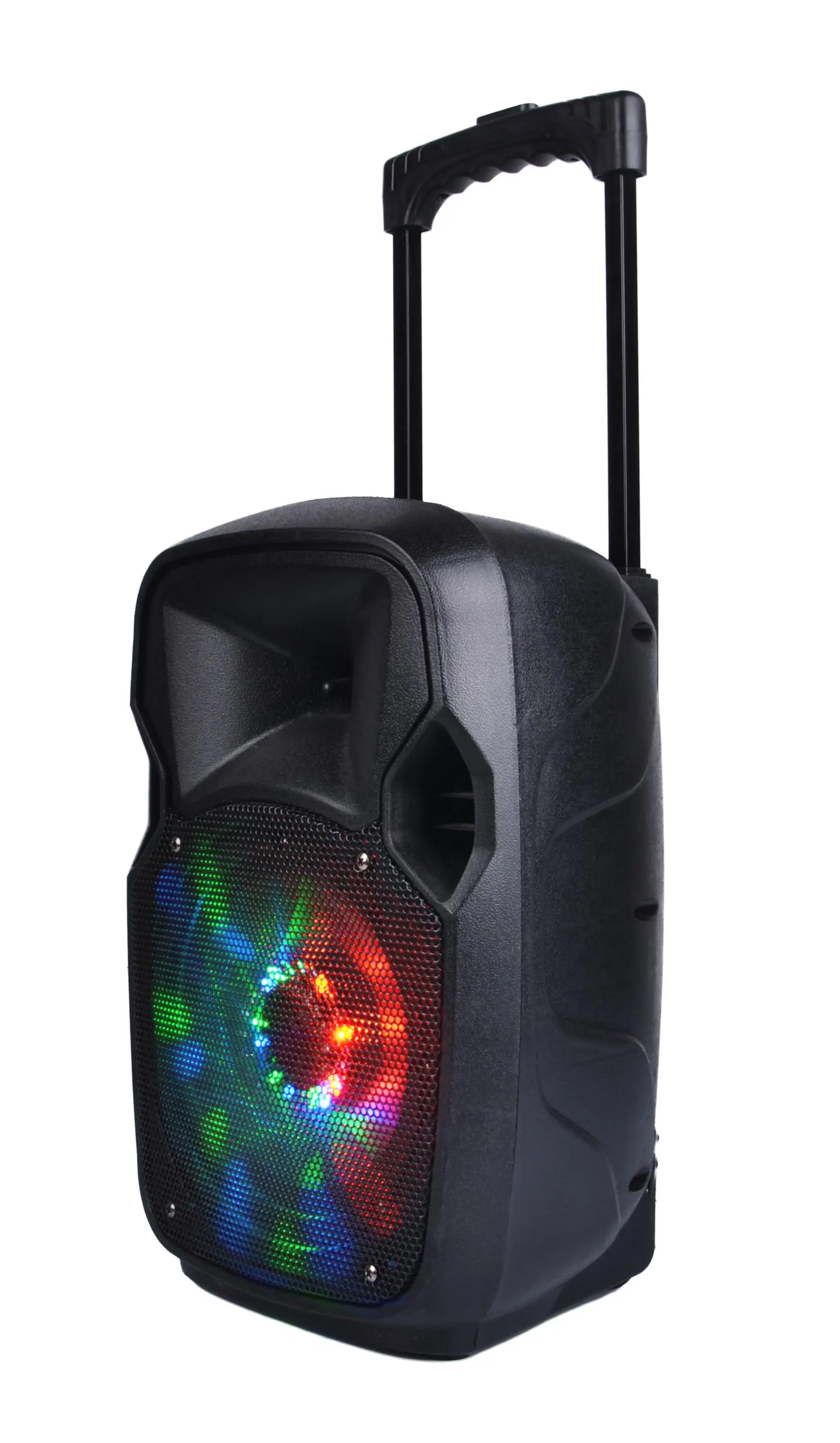 trolley speaker with battery and wheels