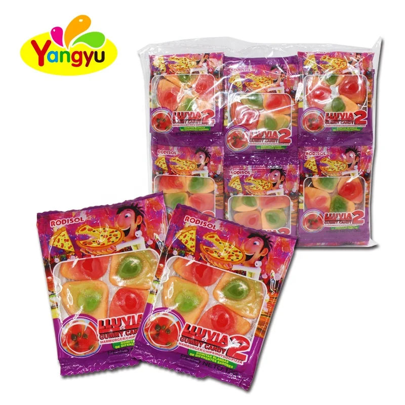 Pizza Fruta Gomitas Dulces Buy Personalizado Masticar Caramelos