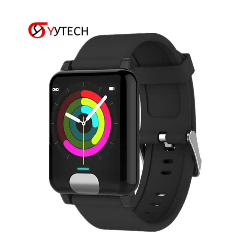 

SYYTECH New E04 Smart Watch PPG+ECG Heart Rate Pressure Sleep Monitoring Waterproof Sports CE Smart bracelet phone, Black;blue;red