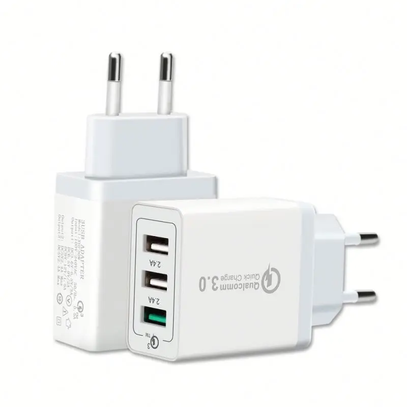 
US/EU/UK PLUG Quick charge 3.0 18W 3Amp USB Wall Charger 