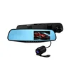 4.3" Dual Camera User Manual Hd 720P Car Dvr Camera Video Recorder Rearview Mirror Dash Cam With Usb2.0 interface