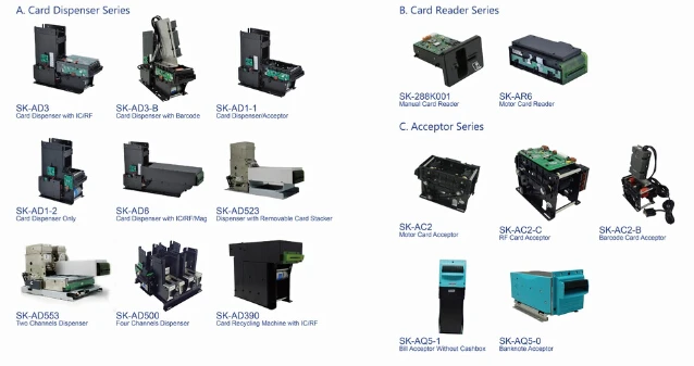 kiosk machine rs232 usb magnetic insert manual ic chip card reader