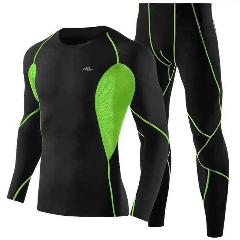 

Sexy Compression Tracksuit Pants Gym Wear Sport Shirts Sportswear Sets for Men