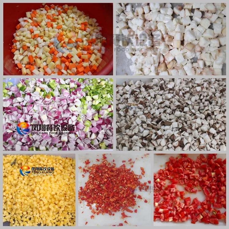 Industrial Mango Apple Pineapple Fruit Cutter Dicer Cutting Machine