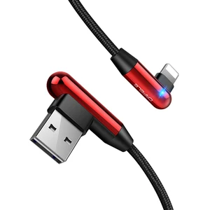 90 Degree Nylon USB Charging Cable iPhone