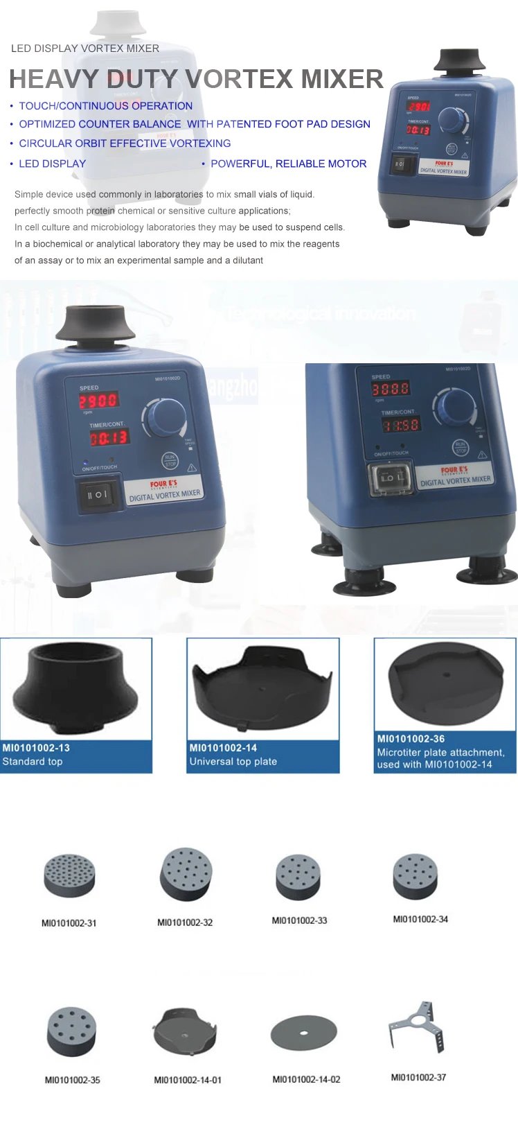 Biotechnology Lab Tools Vortex Mixer For Test Tube Buy Vortex Mixer