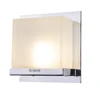 Modern glass shade indoor LED wall lighting fitting for living room