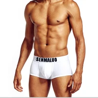 

Custom logo waistband cotton underpants for man mens underwear boxers
