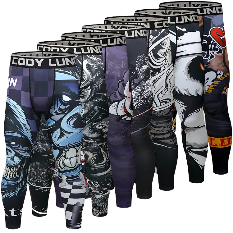

Mens compression pants sportswear leggings mma legging for mens