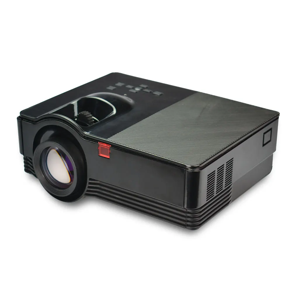 

China Factory DC Power Supply Cheap Projector Full HD Mini Home Projector, Black