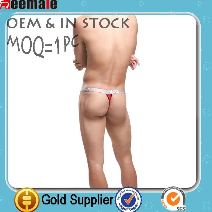 

Uzhot French Men' T-Back Underwear Sexy Cotton g string gay underwear, N/a