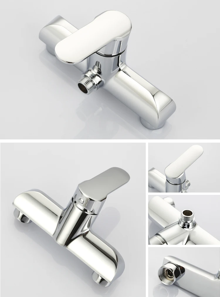 Wholesale single Handle in wall shower faucet with hand shower Bathroom Fittings mixer tap