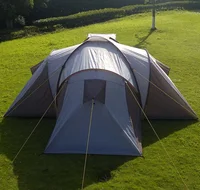 

3 room camping tent camping tent with 3 bedroom 6 person family camping tent