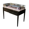 Fashionable Glass Jewelry Showcase Display Stand Lock Table Kiosk Counter Design