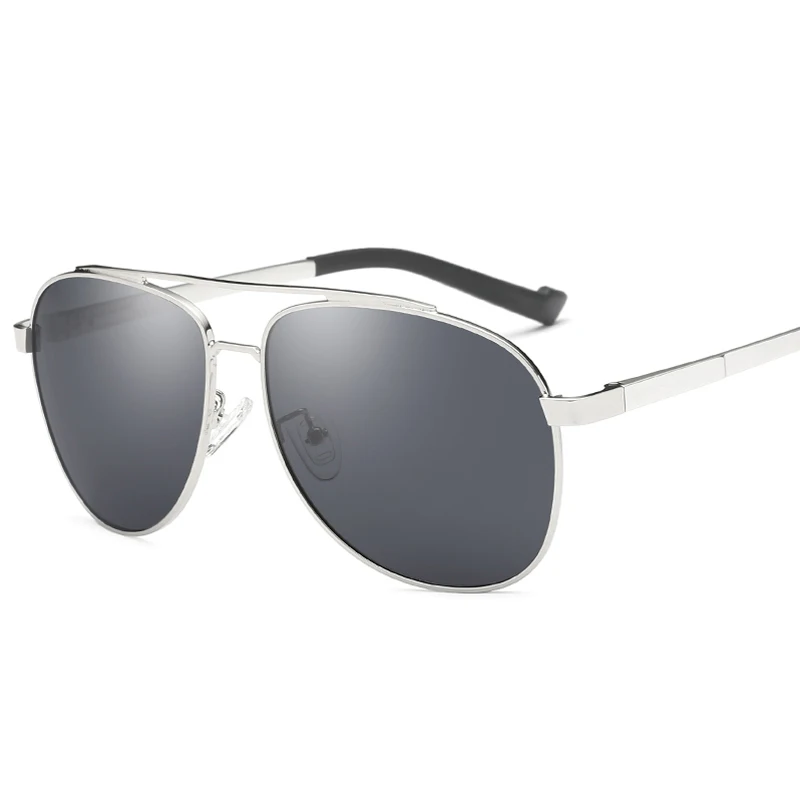

Men Classic Pilot Sunglasses HD Polarized Sunglasses For Driving Aviation Alloy Frame Spring Legs UV400, Custom colors